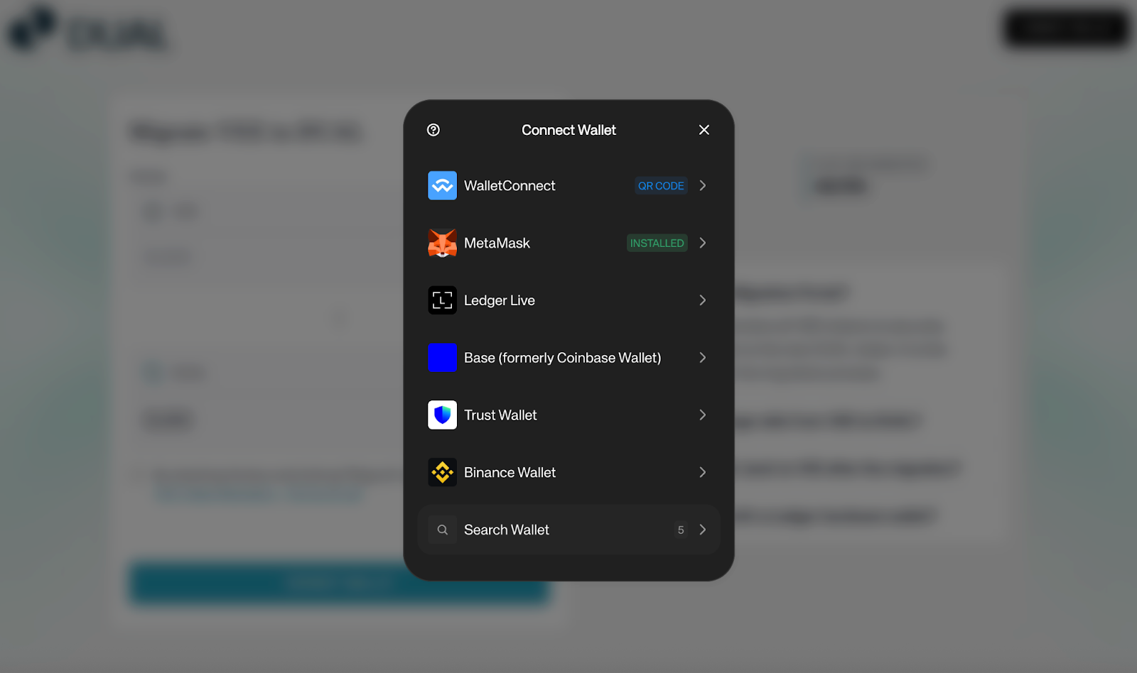 Connect Wallet